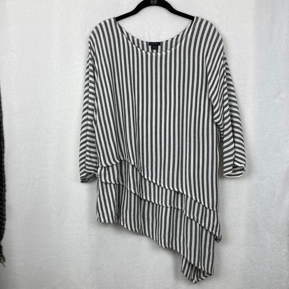 Dairi Fashion Morocco Women’s Asymmetrical Stripes Tunic s